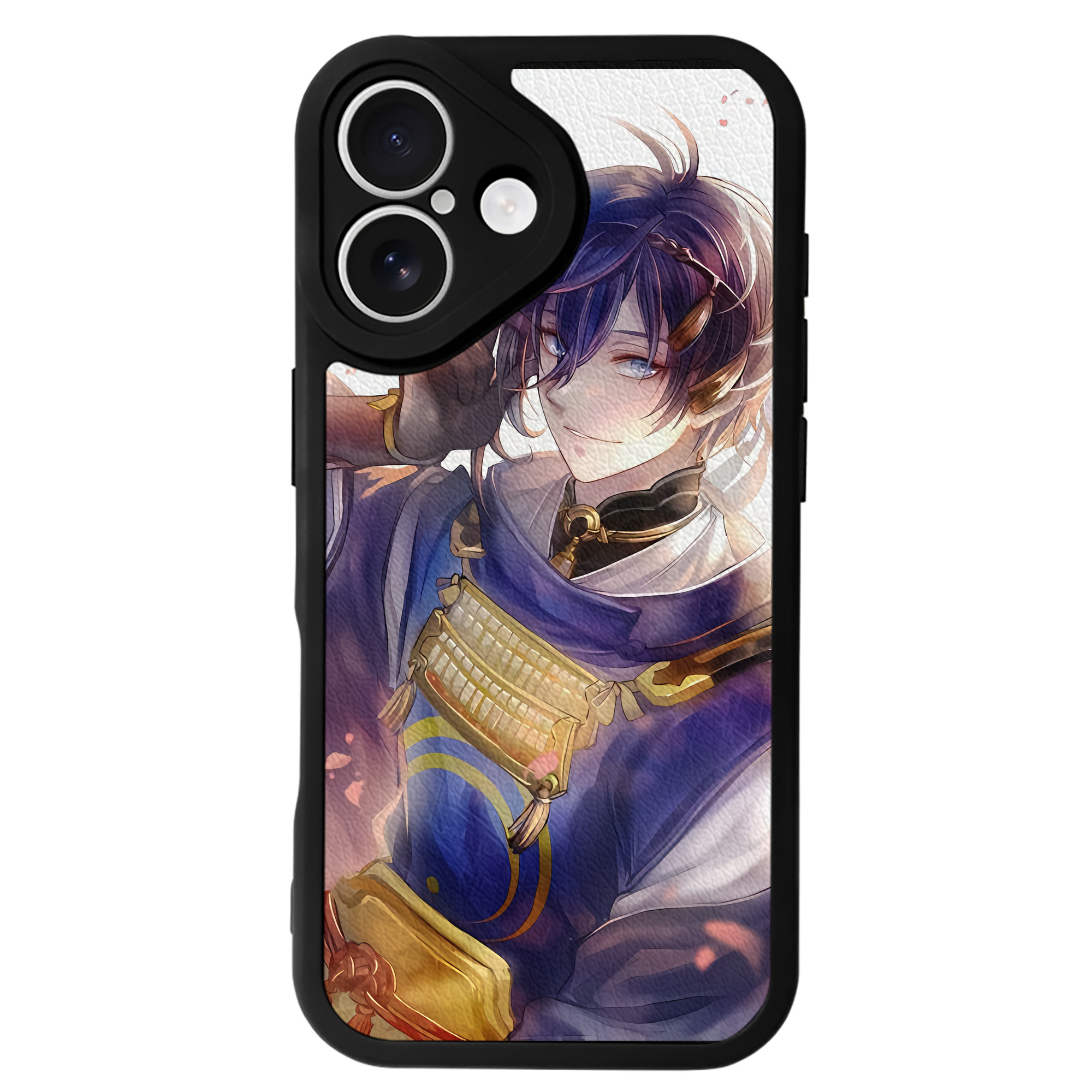 （画像用） 刀剣乱舞 Touken Ranbu 【iPhone 16シリーズ対応】シリコンスマホケース（レザー調） 材質：シリコン